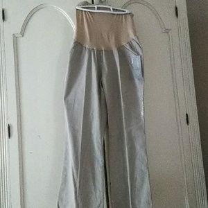 Maternity, fitted boot leg pants